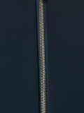 three-quarters sleeve zipped jacket