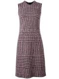 tweed fitted dress