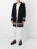 hooded duffle coat
