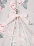 rose print jersey dress