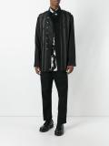 striped mid coat