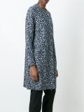 textured midi coat