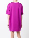 bear print T-shirt dress