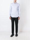 striped button down shirt