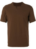 button detail T-shirt
