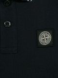 logo patch polo shirt 