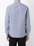 striped button down shirt