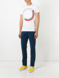 skinny fitting branded chinos