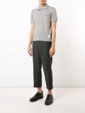 striped pocket polo shirt