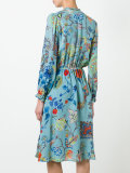 floral print flared dress