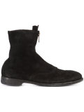 front zip army boots