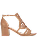 woven heeled sandals