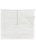 frayed trim scarf