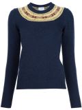 fair isle detail jumper