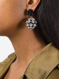 crystal embellished clip on earrings