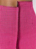 Pied-de-poule mismatched mini skirt
