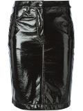 Wanda Nylon X Tom Greyhound亮漆半身裙