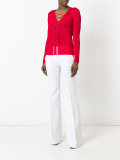 laced neck top
