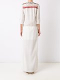 embroidered long dress
