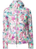 floral hooded puffer jacket