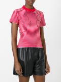 embroidered striped T-shirt 