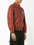 striped bomber jacket