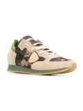 camouflage lace-up sneakers