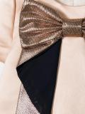 origami bow shift dress