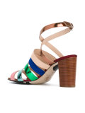 strappy block heel sandals 
