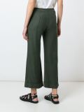 cropped flared trousers