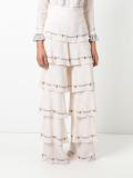 high-rise layered trousers