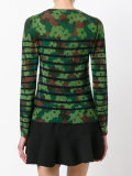 camouflage cardigan