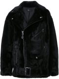 lace up biker jacket