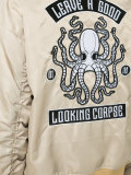 octopus patch bomber jacket