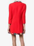 Mason flower-embellished coat