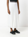 iridescent pleated skirt