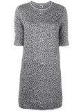 patterned sweater dress