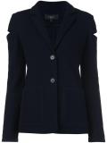 cutout detail blazer