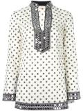 fish print tunic