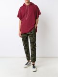 camouflage print trousers 