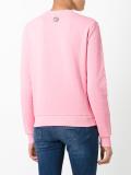 distressed logo sweatshirt 