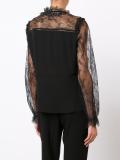 lace panel blouse 