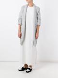 ribbed trim cardigan 
