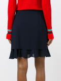layered A-line skirt