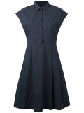 fitted pleat dress