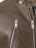 leather sports jacket