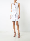 ruffle trim wrap dress 