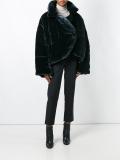 oversized standing collar jacket