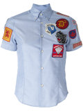 patch short sleeved shirt