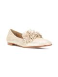 fringed detailing slippers